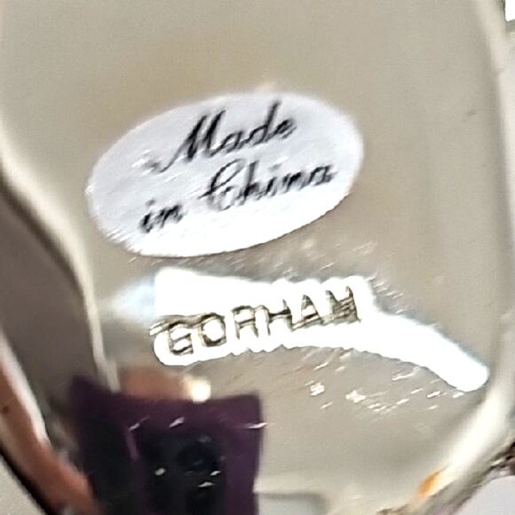 Gorham Silver Bear Ornaments with Make a Wish Heart and Drum Christmas 3" Tall - Picture 6 of 6